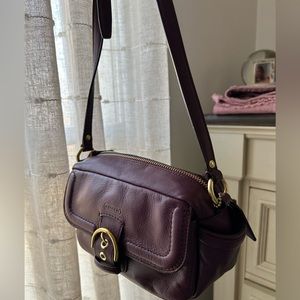 Burgundy Coach Crossbody